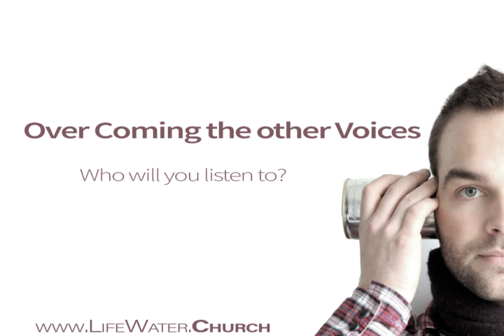 Who's Voice will you listen to?